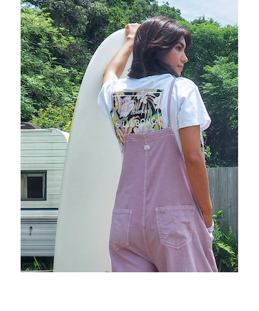 【OUTLET】BILLABONG レディース SQUARE LOGO BOY FIT TEE Tシャツ 【BOY FIT】【2025年春夏モデル】