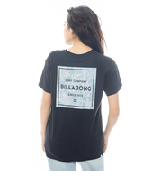 【OUTLET】BILLABONG レディース SQUARE LOGO BOY FIT TEE Tシャツ 【BOY FIT】【2025年春夏モデル】