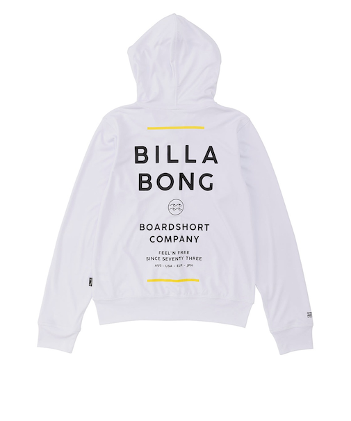 【OUTLET】BILLABONG キッズ RASH ZIP HOOD ジップラッシュガード 【2025年春夏モデル】