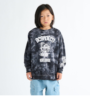 【OUTLET】DC Shoes 25 KD PLAY SKATE CREW キッズ トップス プルオーバー トレーナー