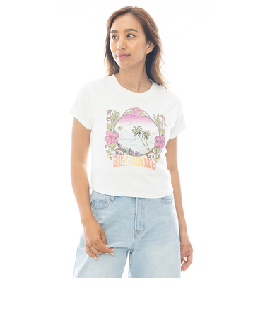 【OUTLET】BILLABONG レディース GRAPHIC BABY FIT TEE Tシャツ 【BABY FIT】【2025年春夏モデル】