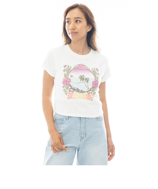 【OUTLET】BILLABONG レディース GRAPHIC BABY FIT TEE Tシャツ 【BABY FIT】【2025年春夏モデル】
