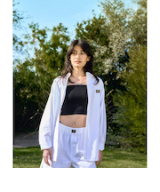 【OUTLET】RVCA レディース RECESSION LOOSE FIT SHIRT 長袖シャツ 【2025年春夏モデル】