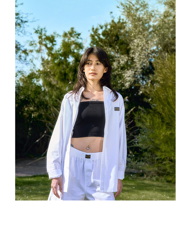 【OUTLET】RVCA レディース RECESSION LOOSE FIT SHIRT 長袖シャツ 【2025年春夏モデル】