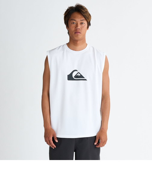 【OUTLET】Quiksilver COMP LOGO SLY メンズ サーフTシャツ ラッシュガード ノースリーブ タンクトップ