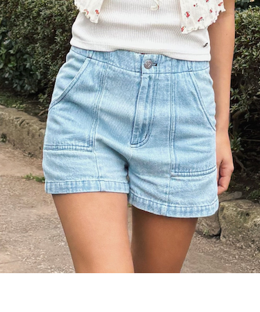 【OUTLET】Roxy FAVORITE ウィメンズ デニムショートパンツ <2025 RETRO SURF COLLECTION>