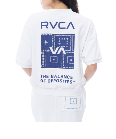 【OUTLET】RVCA レディース BANDANA VA BOX SWEAT SS トレーナー 【2025年春夏モデル】