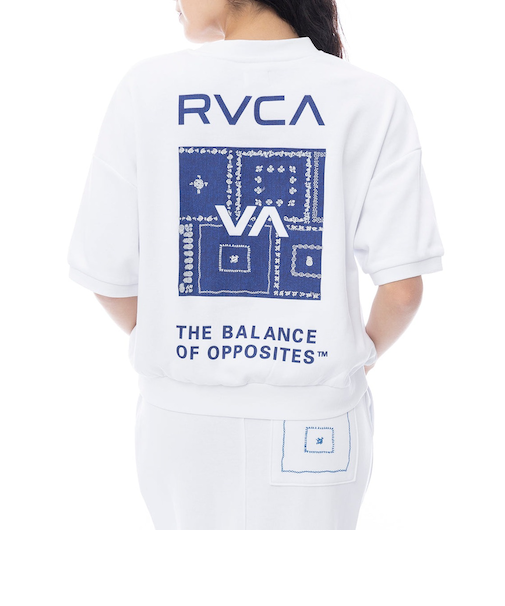 【OUTLET】RVCA レディース BANDANA VA BOX SWEAT SS トレーナー 【2025年春夏モデル】