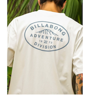 【OUTLET】BILLABONG メンズ 【A/DIV.】 ADIV LOGO Tシャツ【OVER FIT】 【2025年夏モデル】