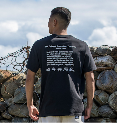 【OUTLET】Quiksilver DNA HISTORY PIGMENT ST メンズ Tシャツ