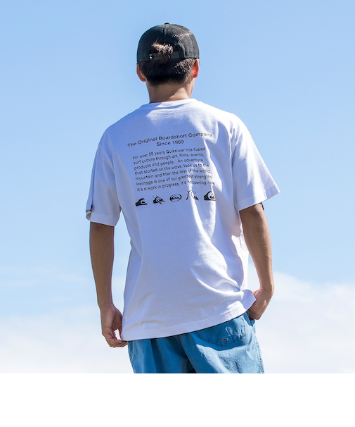 【OUTLET】Quiksilver DNA HISTORY PIGMENT ST メンズ Tシャツ