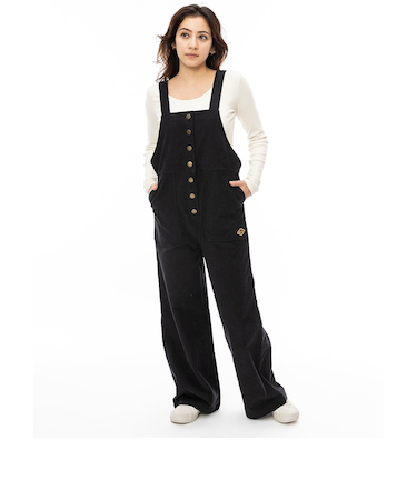 【OUTLET】BILLABONG レディース SALOPETTE LONG PANTS サロペット BLK 【2024年秋冬モデル】