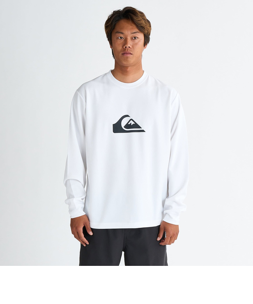 【OUTLET】Quiksilver COMP LOGO LS メンズ サーフTシャツ ラッシュガード
