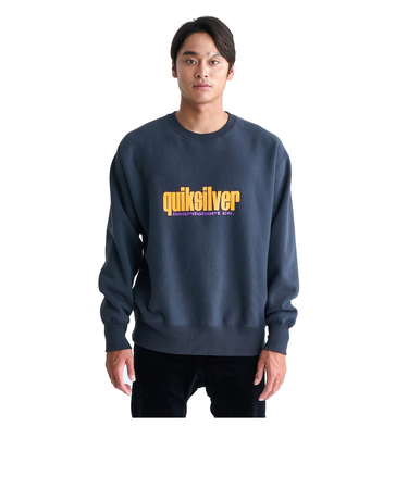 【OUTLET】Quiksilver THREE TREES FLEECE CREW 裏起毛 プルオーバー メンズ