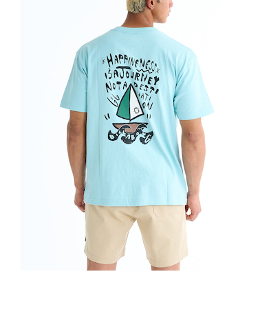 【OUTLET】BILLABONG メンズ 【BB GALLERY】【ZACK BALANG】 JOURNEY Tシャツ 【2025年春夏モデル】