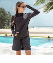 【ROXY ロキシー 公式通販】ロキシー（ROXY）【OUTLET】Roxy AURORA ウィメンズ ラッシュガード 接触冷感 クイックドライ