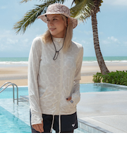 【ROXY ロキシー 公式通販】ロキシー（ROXY）【OUTLET】Roxy AURORA ウィメンズ ラッシュガード 接触冷感 クイックドライ