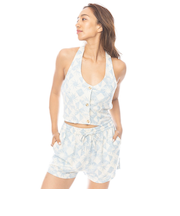 【OUTLET】BILLABONG レディース 【PARADISE SKIES】 GO WEST SS WVN ホルターネックトップス 【2025年春夏モデル】