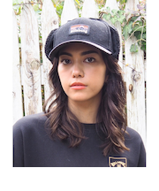 【OUTLET】BILLABONG レディース TRAPPER CAP キャップ BLK 【2024年秋冬モデル】