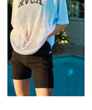 【OUTLET】RVCA レディース RIBBED BIKE SHORTS ショートパンツ 【2025年夏モデル】