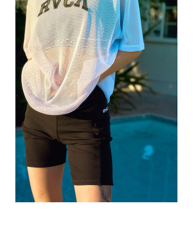 【OUTLET】RVCA レディース RIBBED BIKE SHORTS ショートパンツ 【2025年夏モデル】