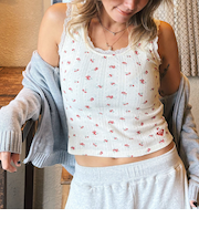 【OUTLET】Roxy SUMMER DAY ウィメンズ タンクトップ <2025 WHAT'S IN YOUR HEART? COLLECTION>