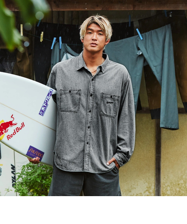 【OUTLET】Quiksilver SHORE WASH SHIRTS メンズ シャツ