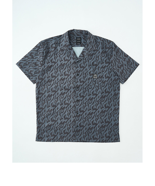 【OUTLET】RVCA メンズ 【UTILITY】 BLOCK SHIRTS 半袖シャツ 【2025年夏モデル】