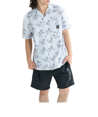 【OUTLET】RVCA メンズ 【UTILITY】 BLOCK SHIRTS 半袖シャツ 【2025年夏モデル】