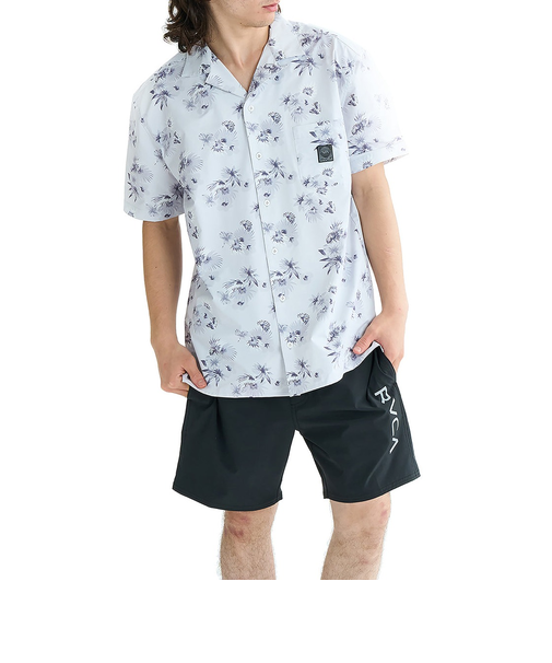 【OUTLET】RVCA メンズ 【UTILITY】 BLOCK SHIRTS 半袖シャツ 【2025年夏モデル】
