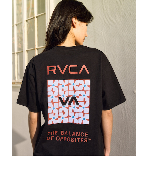 【OUTLET】RVCA レディース DAISY VA BOX LOGO LOOSE FIT SS TEE Tシャツ 【2025年春夏モデル】