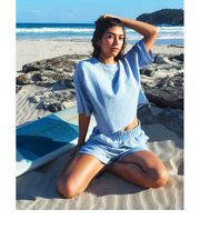 【OUTLET】BILLABONG レディース 【CHILLWEAR】 LIGHT SUCKER セットアップトップス 【2025年夏モデル】