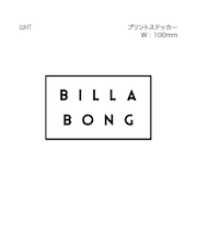 【OUTLET】BILLABONG DIE CUT プリントステッカー/W100mm【定番モデル】