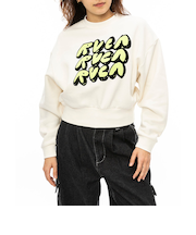 【OUTLET】RVCA レディース CLOUDY RVCA CREW トレーナー CLO 【2024年秋冬モデル】