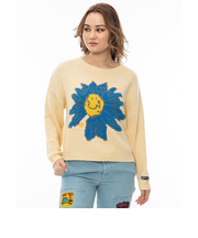 【OUTLET】ELEMENT レディース FLOWER CHILD CREW KN セーター OFF 【2024年秋冬モデル】