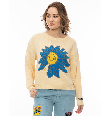 【OUTLET】ELEMENT レディース FLOWER CHILD CREW KN セーター OFF 【2024年秋冬モデル】