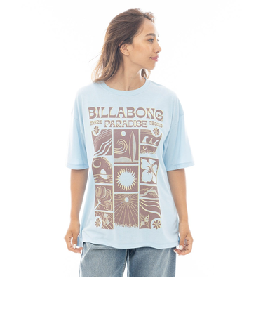 【OUTLET】BILLABONG レディース COTTON LIKE RASH GRAPHIC TEE サーフTシャツ 【2025年春夏モデル】