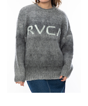 【RVCA ルーカ公式通販】ルーカ （RVCA）【OUTLET】RVCA レディース BIG RVCA KNIT セーター BES0 【2024年秋冬モデル】