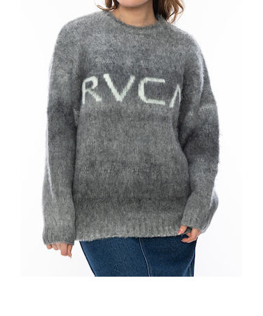 【RVCA ルーカ公式通販】ルーカ (RVCA)【OUTLET】RVCA レディース BIG RVCA KNIT セーター BES0 【2024年秋冬モデル】