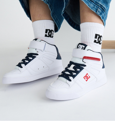 【DC ディーシー公式通販】ディーシー (DC SHOES)【OUTLET】DC Shoes PURE HIGH-TOP SE EV SN キッズ フットウェア