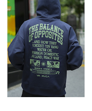 【RVCA ルーカ公式通販】ルーカ （RVCA）【OUTLET】RVCA メンズ PASTE UP HD パーカー MBL 【2024年秋冬モデル】