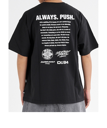 【OUTLET】【オンラインストア・直営店限定】DC Shoes 25 BACK MESSEGE SS メンズ 半袖Tシャツ