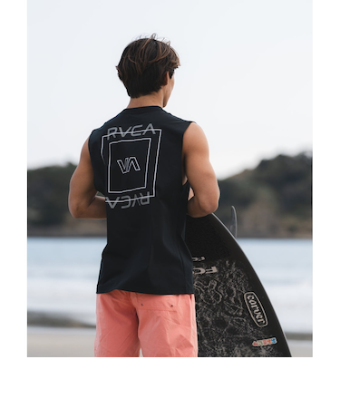 【OUTLET】RVCA メンズ ILL ESCAPE SQUARE SFTT サーフタンクトップ 【2025年春夏モデル】