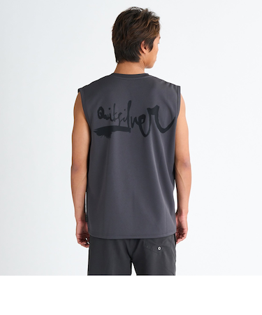 【OUTLET】Quiksilver IMPAIRED LOGO SLY メンズ サーフTシャツ ラッシュガード ノースリーブ タンクトップ