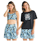 【ROXY ロキシー 公式通販】ロキシー（ROXY）【OUTLET】Roxy ARTSY FLORAL ウィメンズ ラッシュTシャツ付き 水着 3点セット