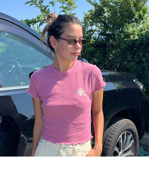 【OUTLET】【オンラインストア・直営店限定】Roxy POINTELLE BABY T ウィメンズ トップス