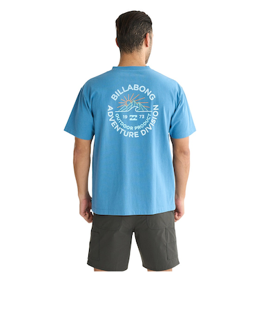 【OUTLET】BILLABONG メンズ 【A/DIV.】 ROCKIES Tシャツ 【OVER FIT】【2025年夏モデル】