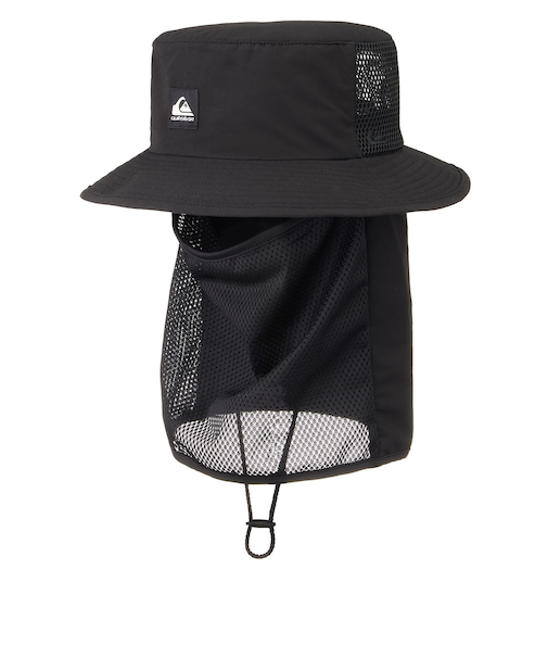 【OUTLET】Quiksilver WR UV WATER FACE MASK HAT メンズ サーフハット