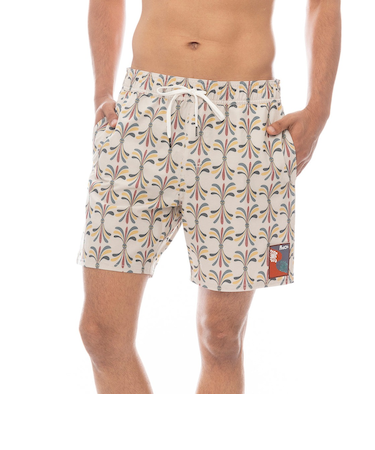 【OUTLET】RVCA メンズ 【LAURYN ALVAREZ】 LA EYE FLORAL ELASTIC 17 ショートパンツ 【2025年春夏モデル】