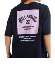 【OUTLET】BILLABONG レディース SQUARE LOGO LOOSE TEE Tシャツ【LOOSE FIT】 【2025年夏モデル】